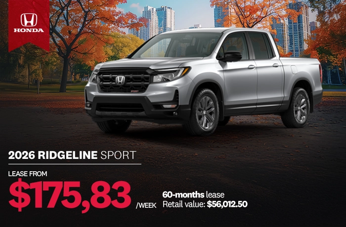 Bannière de Promotion Ridgeline Sport 2026